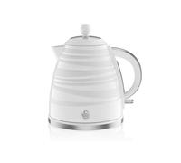 Swan 1.7L Kettle & 2 Slice Toaster Twin Pack In White White