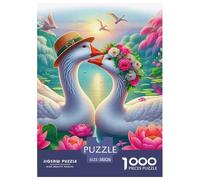 Swan, 1000-piece Jigsaw Puzzle, Mentally Stimulating Tabletop Pursuit Enhancing Observation Accuracy Logical Sequencing, Satisfying Home Based Hobby Promoting Confidence Accomplishment, Suitable for A