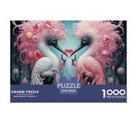Swan 1000 Piece Paper Jigsaw Puzzle Color Challenge Impossible Jigsaw Puzzles High DefinitionBotanical For Adults And Kids Gifts 38x26cm/1000pcs