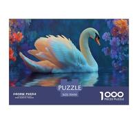 Swan 1000 Piece Puzzle Swan Game for Ages 10 Plus 70x50cm/1000pcs
