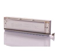 SWAN 12 Holes C Key Sliver Chromatic Harmonica SW1248 Standard Chromatic Harmonica in Turning Round Blow Holes For Adult Students Beginners Entry Professional Playing Variable Tone Instrument