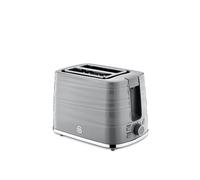 Swan 2 Slice White Toaster In Grey Grey