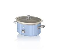 Swan Retro SF17021BLN 3.5 Litre Slow Cooker - Blue