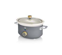 Swan Nordic Slate Grey 3.5 Litre Slow Cooker