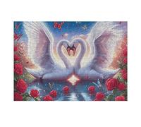 Swan 300 Piece Jigsaw Puzzle for Adults Teens Wildlife Art Studio Decor Creative Challenge Vibrant Colours Great Gift for Artists 300 PCS
