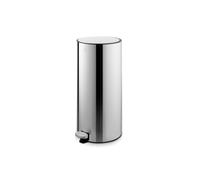 Swan 30L Round Pedal Bin Steel | Fingerprint-resistant finish, Removable inner bucket, Hands-free foot pedal