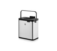 Swan 3L Compost Caddy in Silver | Size: A Swan Silver A