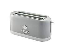 Swan 4 Slice ST10091GRYN Toaster, Grey, Variable Browning Control and Extra Long Slot, 25mm x 250mm, 1200W-1400W