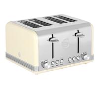 Swan Retro Cream 4 Slice Toaster