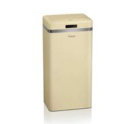 Swan 45L Retro Square Sensor Bin - Cream