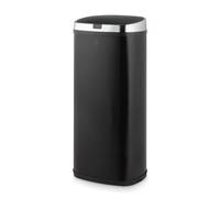 Swan 50L Square Sensor Bin Black
