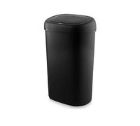 Swan Oval 55L Sensor Bin with Hands-Free Opening, Black, SWKA4522BLK