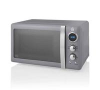 Swan Retro Digital Microwave 20L 800W, Grey