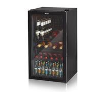 Swan 80L Black Undercounter Fridge