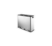 Swan 90L Recycling bin with 3 x 30L Compartments, Stainless Steel SWKA4410SS