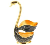Swan Base Metal Holder for Coffee Spoon and Fruit Fork