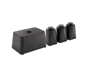 Swan - Bundle consisting of :Bread Bin & Set of 3 Canisters EEJB279