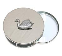 Swan Chrome Plated Magnifying Glass Folding Desktop Gift 357