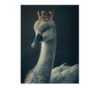 Swan Cute King Distinctive Jigsaw Puzzle for Adults, 500 PCS