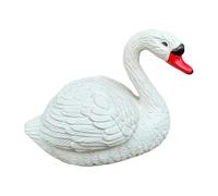 Swan Decoy - Geese Figurine, Realistic Water Floating Decoration with Compact Lightweight Design, Decorative Animal Figurine, Indoor Outdoor Garden Accent for Water Features