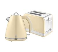 Swan EEJB295, Retro 2-Slice Toaster and Jug Kettle Set, Retro Cream