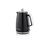 Swan SK14016BLK Elegance Cordless Kettle, Sleek Textured Gloss Finish with Rapid Boil and Boil Dry Protection, 1.7 Litres, 3000W, Black