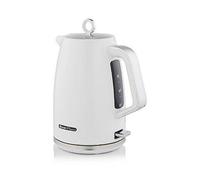 Swan SK14016WHT Elegance Jug Kettle 1.7L 3kW Rapid Boil White Gloss Finish