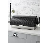 Swan Elegance Bread Bin Black
