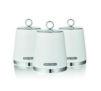 Swan Elegance Canisters Kitchen Set SWKA18533WHT (White)