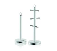 Swan Elegance Towel Pole & Mug Tree Kitchen Set SWKA18534WHT (White)