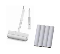 Swan Elevate Extra-Wide Lint Roller & 4 Pack Refill Bundle