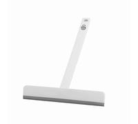 Swan Elevate Seamless Squeegee with Flexible Precision Rubber Blade for Windows, Glass & Shower Doors, Rust-Resistant with Hanging Hole, White