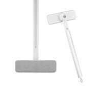 Swan Elevate Upholstery and Clothing Brush with Multi-Directional Micro Bristles, Handheld Design, Built-In Hanging Loop, White