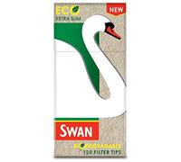 SWAN Extra Slim 'ECO BIODEGRADABLE' 120 Pre Cut Filter Tips (10)