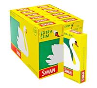 Swan Extra Slim Filter Tips for Cigarettes - 1140 Filters (12 Packs) | Pre-Cut Rolling Tips | Slim Smoking Filters for Tobacco Use