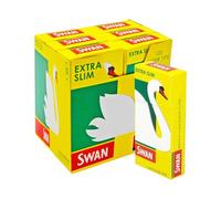 Swan Extra Slim Filter Tips for Cigarettes - 720 Filters (6 Packs) | Pre-Cut Rolling Tips | Slim Smoking Filters for Tobacco Use