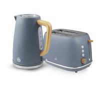 Swan Fjord 1.7L Jug Kettle and 2 Slice Toaster Bundle