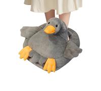 Swan Foot Warmer - Plush 30 x 30 cm | Heated Foot Warmer with USB Plug-In Heating Pad, Soft Cosy Cushion for Office or Home, Electric Foot Warmer | Desk Bedroom