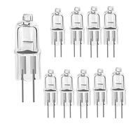 SWAN Halogen Clear Capsule 12v 20w 2 pin G4 Dimmable Warm White - 10 Pack