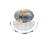 Swan Harp Music Instrument Classical Fantasy Art PopSockets PopGrip for MagSafe
