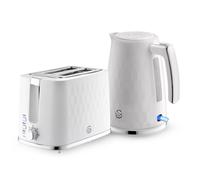 Swan Hexton Collection 1.7L Jug Kettle & 2 Slice Toaster Bundle