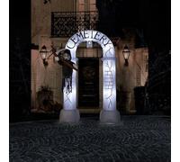 Swan Household 10ft Giant Inflatable Grim Reaper Arch - Light-Up Halloween Decoration, Spooky Halloween Entrance Arch