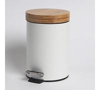 Swan household ® - 3L Pedal Bin With Bamboo Top