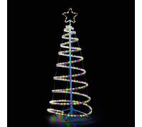 Swan Household Christmas Mains Operated LED Spiral Maypole Tree 1.5m