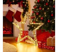Swan Household Christmas Mains Operated LED Standing Star with Timer 60cm