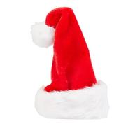 Swan Household Christmas Xmas Decoration Classic Fluffy Santa Hat featuring a thick cosy cuff and playful pom pom