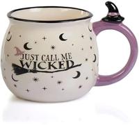 Swan Household Halloween Decoration Spooks Character Mug Ghost/Witch's Hat (White)