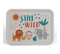 Swan Household Kids Lap Tray with A Removable Cushion For Eating Writing, Reading With Cushion (Stay Wild)
