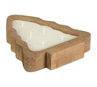 Swan Household Large Wooden Christmas Tree Candle Xmas Decoration