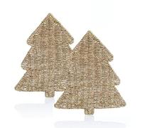 Swan Household Set Of 2 Christmas Decoration Sea Grass Christmas Tree Placemats